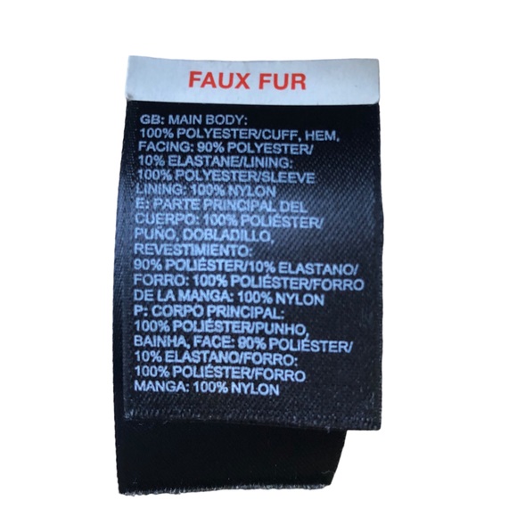 The North Face size  faux fur jacket/ grayish silver color~women’s sz L - Picture 8 of 11